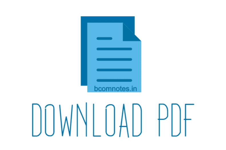 [PDF] Bcom Notes Download Pdf | (Bachelor Of Commerce)